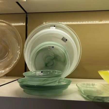 玻璃机压云彩粉